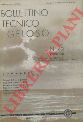 Radiotecnica geloso - geloso,