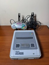 Super Nintendo SNES Console Si Accende Ma Non Si Vede + Cavo Video,Controller