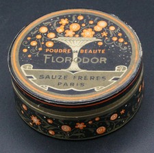 Cipria FLORODOR Sigillata - Originale Anni 20 - Ø 75 mm - Altezza 30 mm