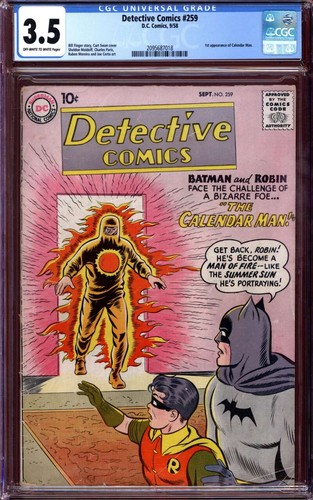 Detective comics 259 cgc 5 - detective, #259