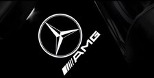 2 / 4 PEZZI LUCI PORTA AUTO LED LOGO PROIETTORE LUCE MERCEDES LED LUCI PORTIERA