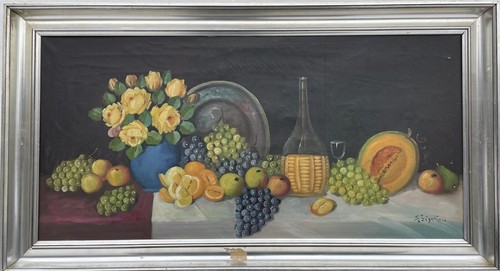 Antico quadro olio natura - quadro,