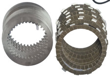 KIT DISCHI FRIZIONE SUGHERO E ACCIAIO  KAWASAKI KX 250 500 1986 1987 1988 1989