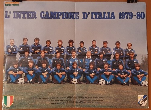Poster inter campione - poster, d'italia