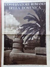 L'Osservatore Romano del 21 Aprile 1940 Norvegia Cervantes Sette Chiese Verdier