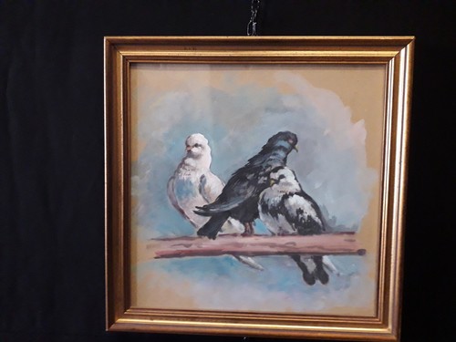 Quadro pittura tempera - pittura, su