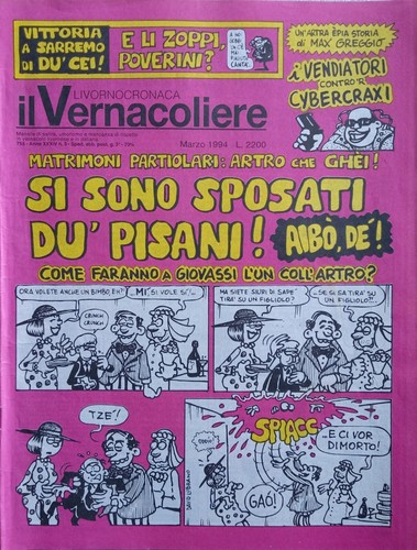 Vernacoliere marzo 1994 - marzo,