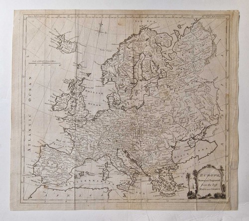 Kitchin 1770 continental map - kitchin,