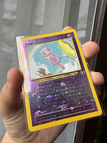 Pokémon card mew - reverse, holo