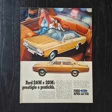 1970 Ford 26M / 20M - Original AD Advertising Pubblicità Vintage