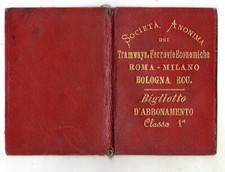 BIGLIETTO  DI ABBONAMENTO 1