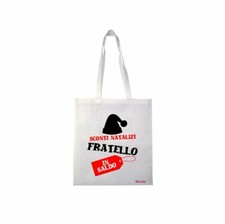 borsa poliestere 36x40 scritta