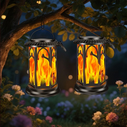 Lanterne solari fiamma - solari,