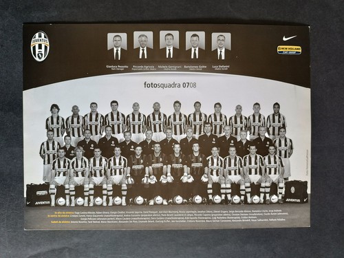 Cartolina squadra juventus - cartolina,