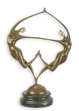 Scultura modernista in bronzo