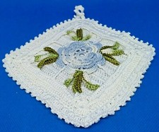 1 presina da cucina all'uncinetto vintage