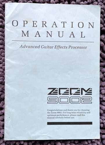 Zoom 9002 processore effetti - 9002,