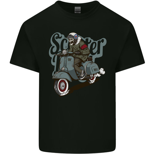 Shirt scooter teschio moto - scooter,