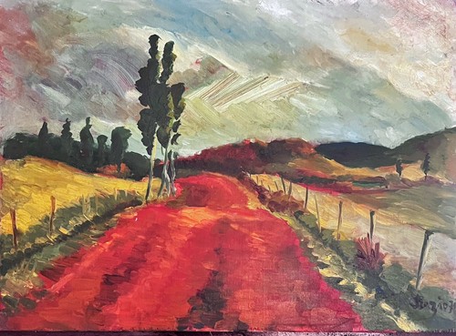 Paesaggio toscano olio - toscano”,