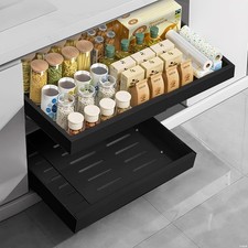 Cassetto Telescopico, Cassetto Portaoggetti Da Cucina, Espandibile 32-52Cm AD008