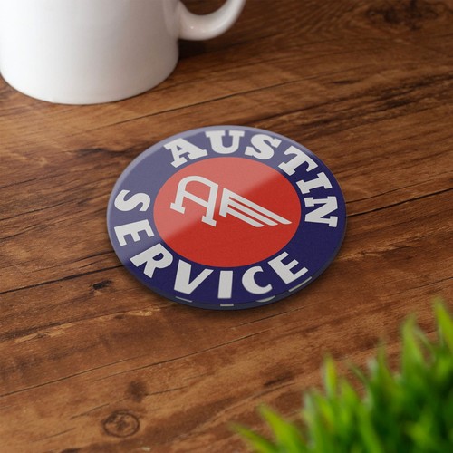 Austin cars glass coaster set - cars,