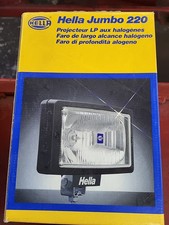 FENDINEBBIA SINGOLO HELLA JUMBO 220 NUOVO ORIGINALE COMPLETO DI CUFFIA NUOVO