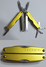? Succo Multiutensile Leatherman KF4 Giallo Ritirato Raro Bello Come Nuovo Non Usato