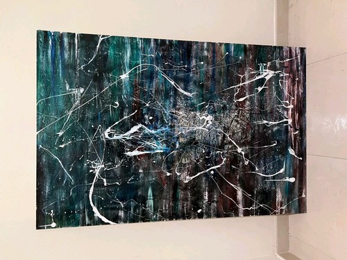 Painting tempera plywood - painting, on