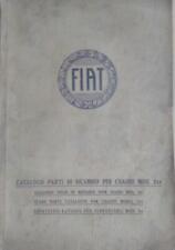 Fiat 514 chassis catalogo parti di ricambio 1930 originale 
