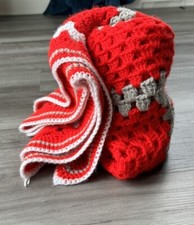 Coperta fatta a mano in maglia