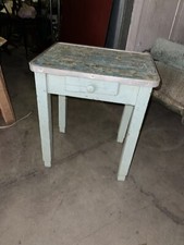 Tavolo rettangolare In Legno e formica anni 60/70 Mis. 50x40 Altezza 59 Cm