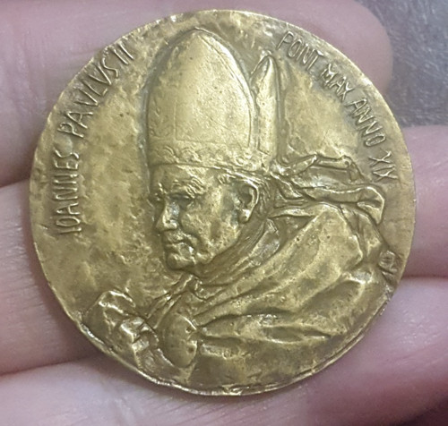 Medaglia annuale papa giovanni - medaglia,