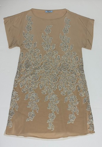 Abito blumarine seta ricamato - abito,