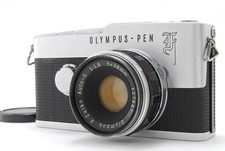 [Ecc+5] Olympus Pen F corpo 38 mm obiettivo F1.8 35 mm fotocamera pellicola mezza cornice dal GIAPPONE