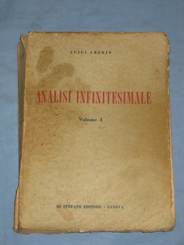 Analisi infinitesimale vol - infinitesimale, vol.