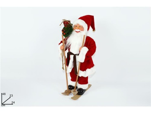 Babbo natale rosso - babbo, sci