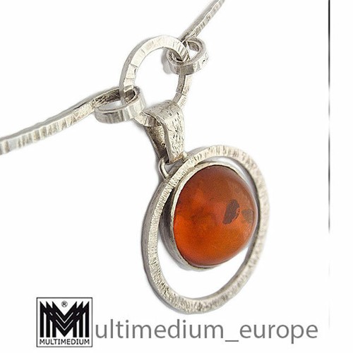 Collana modernariato argento