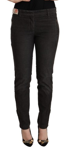 Pantaloni rossi neri - neri, in
