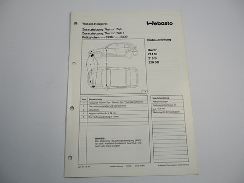 Rover 214si 216si 220sd - 216si,