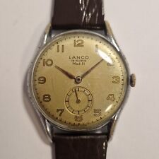 Orologio Lanco Mod 11 De Luxe 352 Vintage Manuale 37mm Calibro 1222 Funzionante