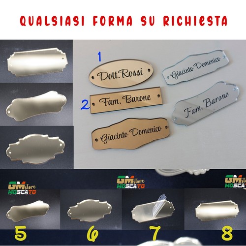 Targhetta personalizzata - targhetta,
