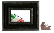 Cornice Nera Shabby, in legno