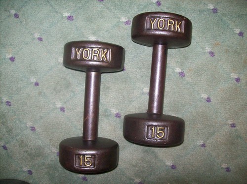 Vintage york barbell - vintage,