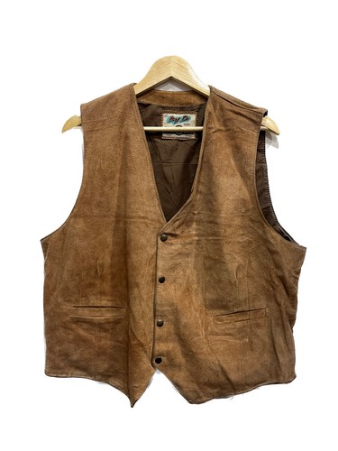 Vintage gilet pelle di - vintage,