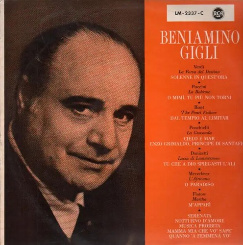 Beniamino gigli rca - victor, red