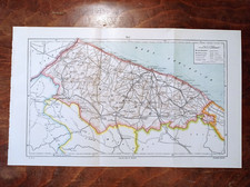 antica mappa PROVINCIA BARI BARLETTA BISCEGLIE ALTAMURA RUVO CORATO 1931 RARA