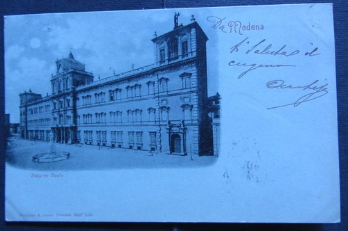 Cartolina epoca modena - d'epoca,