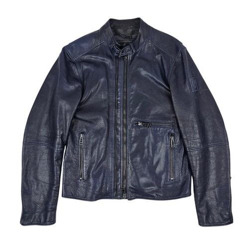 Giacca biker belstaff uomo blu - giacca,