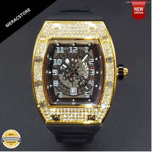 Orologio uomo hip hop - orologio,