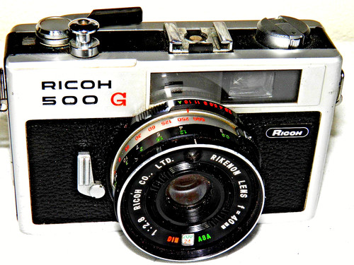 Ricoh 500 fotocamera mirino - g,